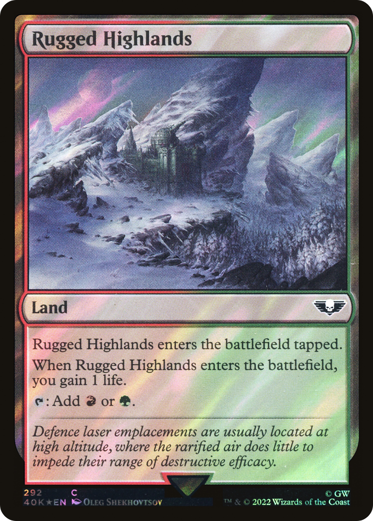 Rugged Highlands - Surge Foil [40K-292★]