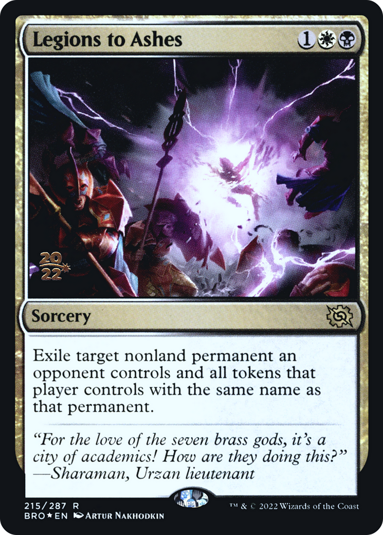Legions to Ashes - Prerelease Promo [PBRO-215s]