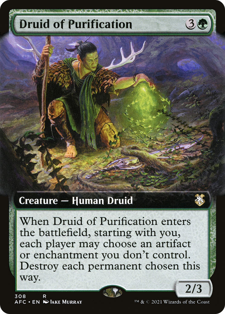 Druid of Purification - Extended Art [AFC-308]