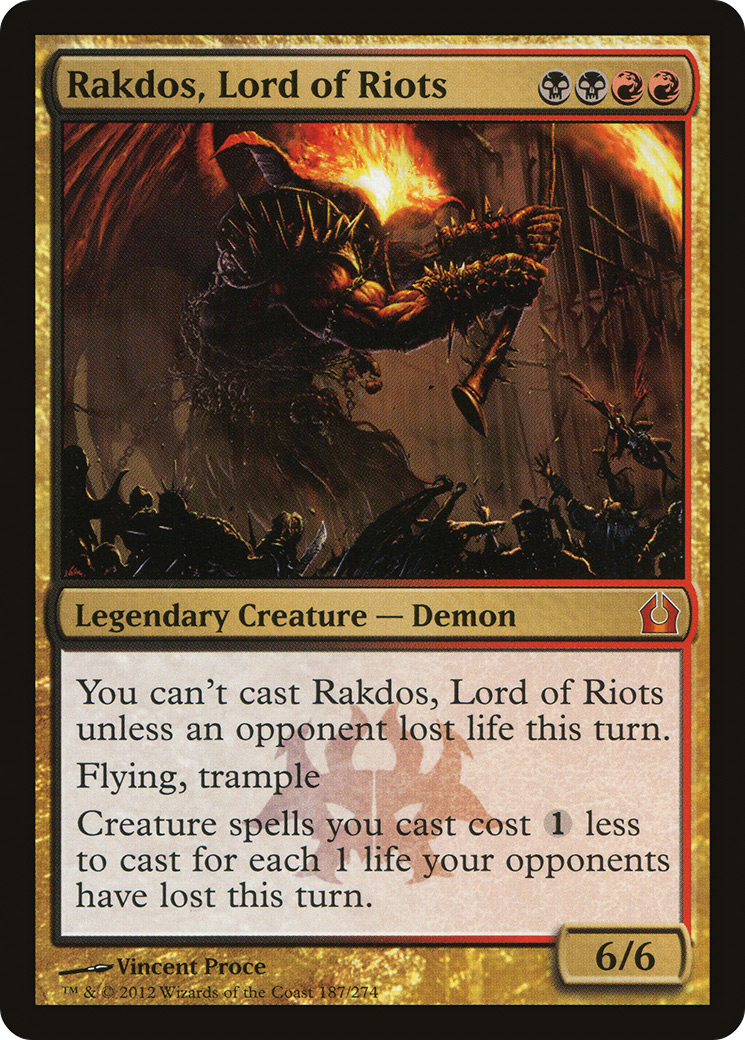 Rakdos, Lord of Riots [RTR-187]