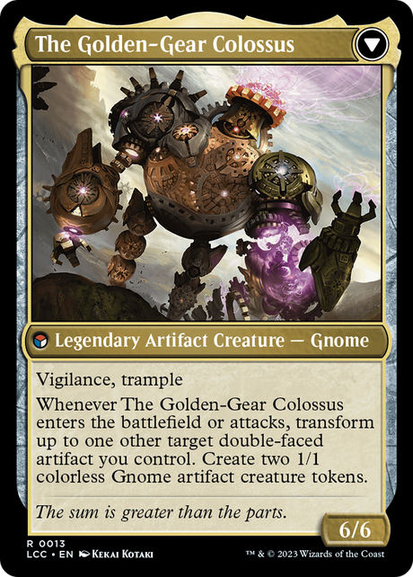 Tetzin, Gnome Champion // The Golden-Gear Colossus [LCC-13]