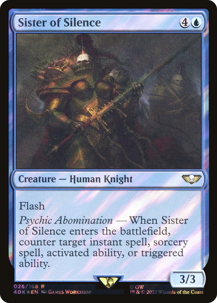 Sister of Silence - Surge Foil [40K-26★]