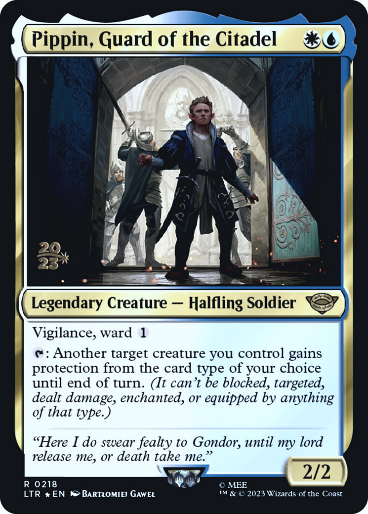 Pippin, Guard of the Citadel - Prerelease Promo [PLTR-218s]