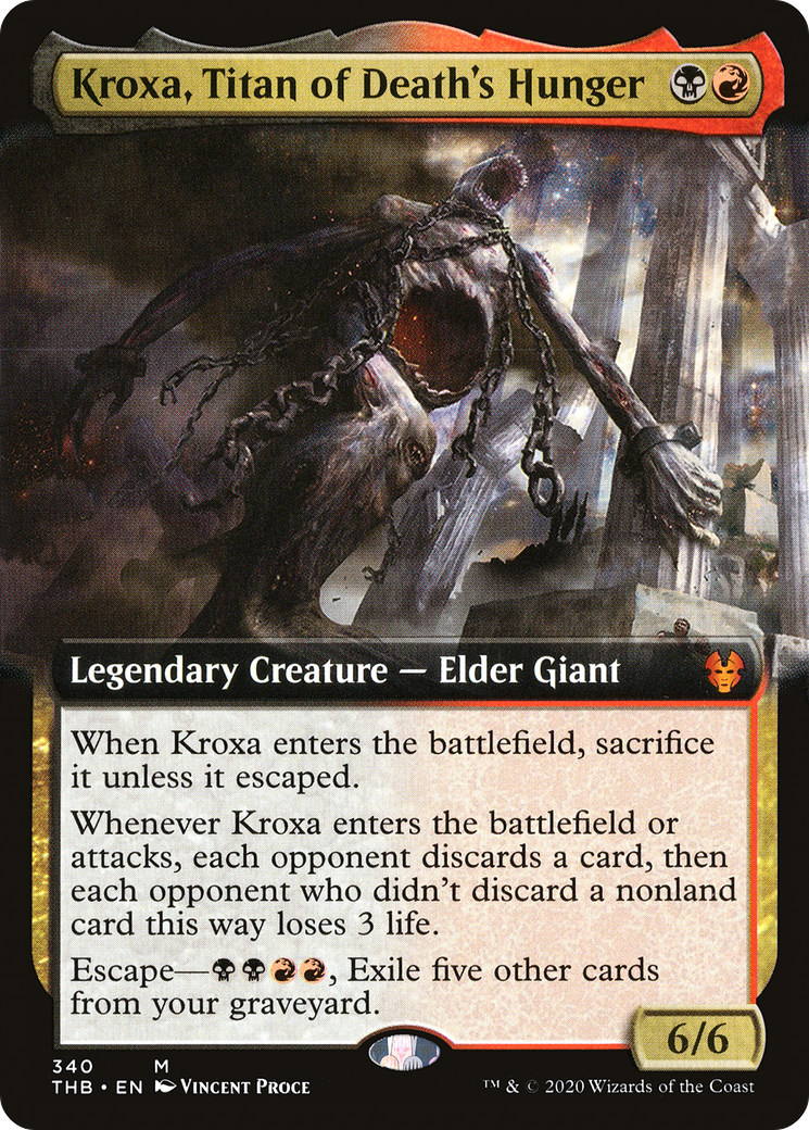 Kroxa, Titan of Death's Hunger - Extended Art [THB-340]
