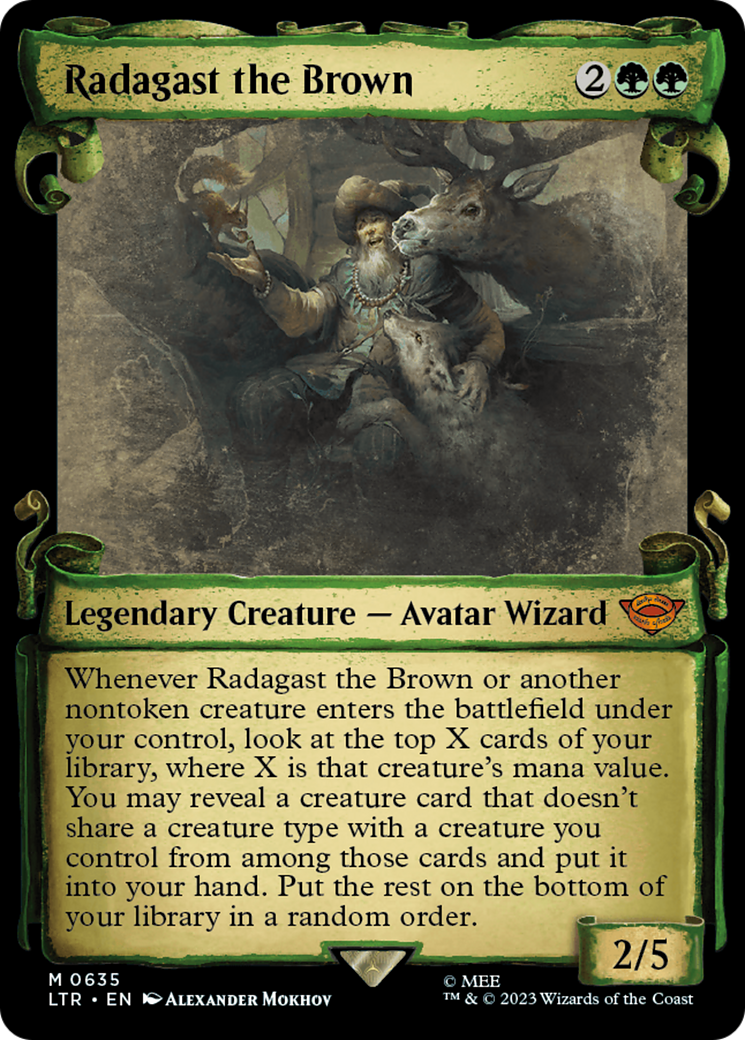 Radagast the Brown - Scroll Showcase [LTR-635]