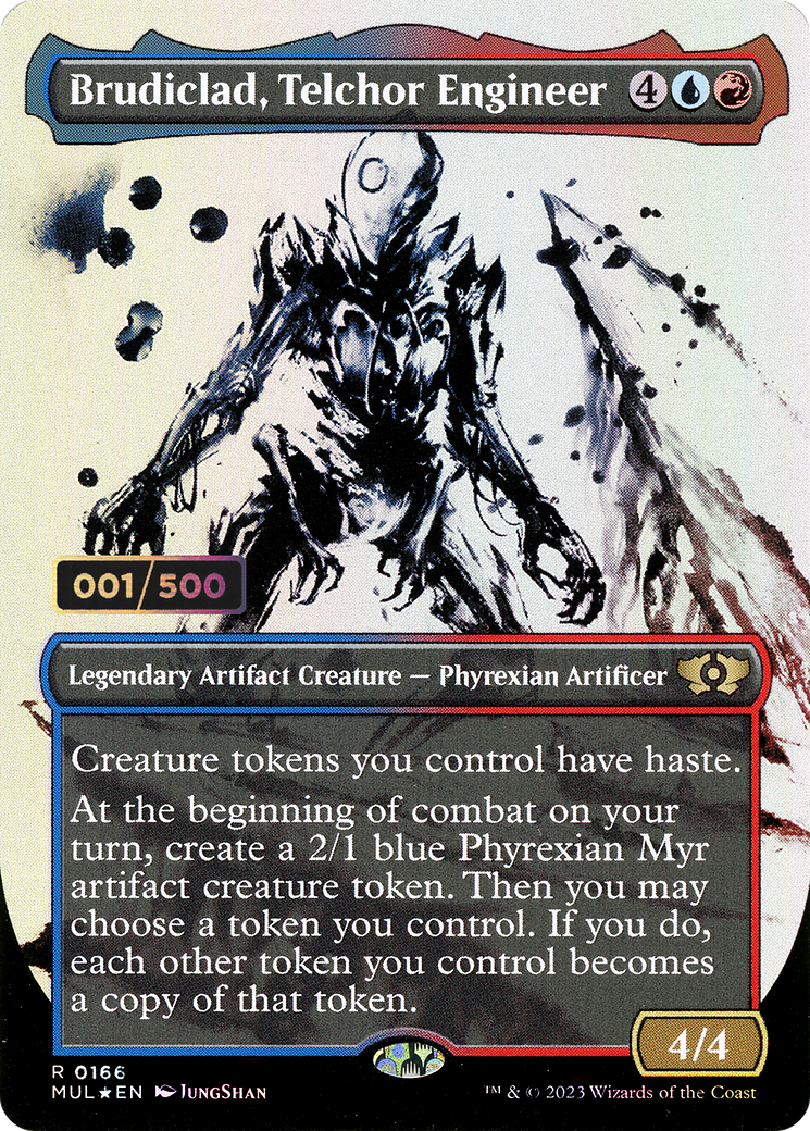 Brudiclad, Telchor Engineer - Borderless - Showcase - Serialized - Full Art [MUL-166z]