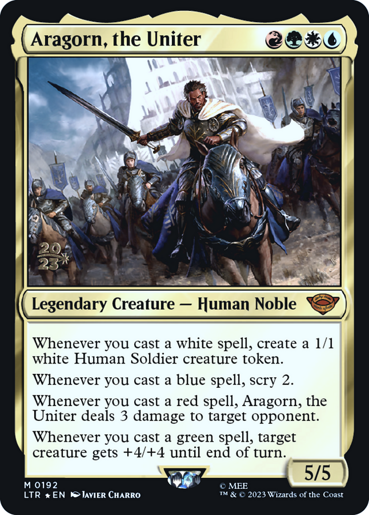 Aragorn, the Uniter - Prerelease Promo [PLTR-192s]