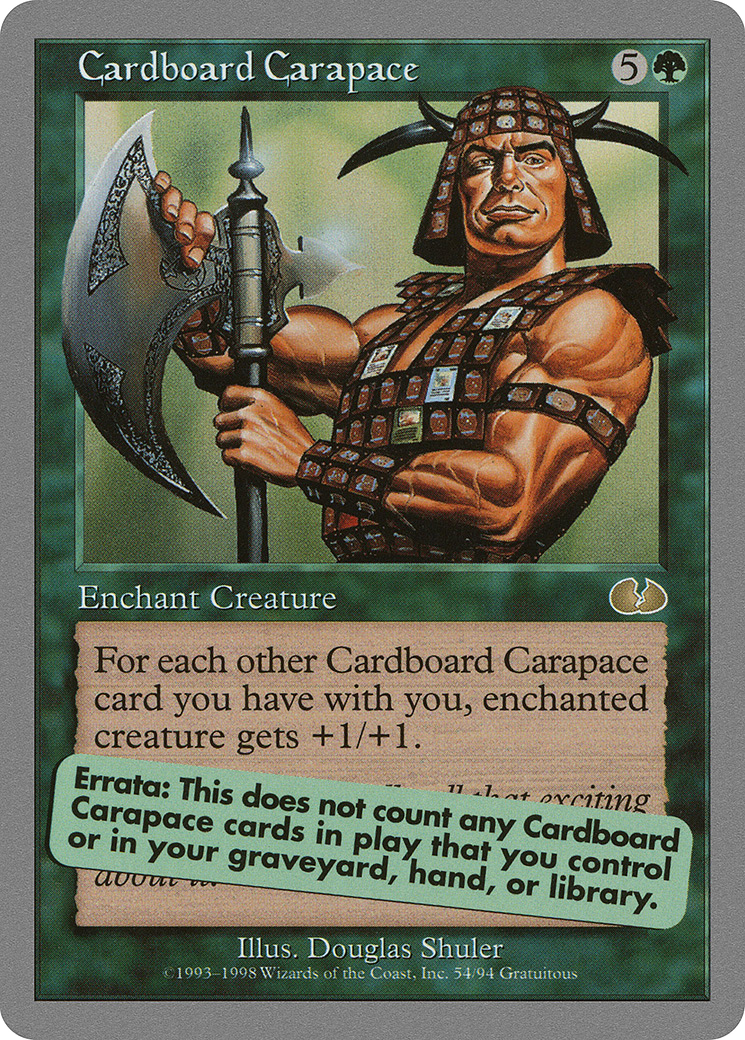 Cardboard Carapace [UGL-54]