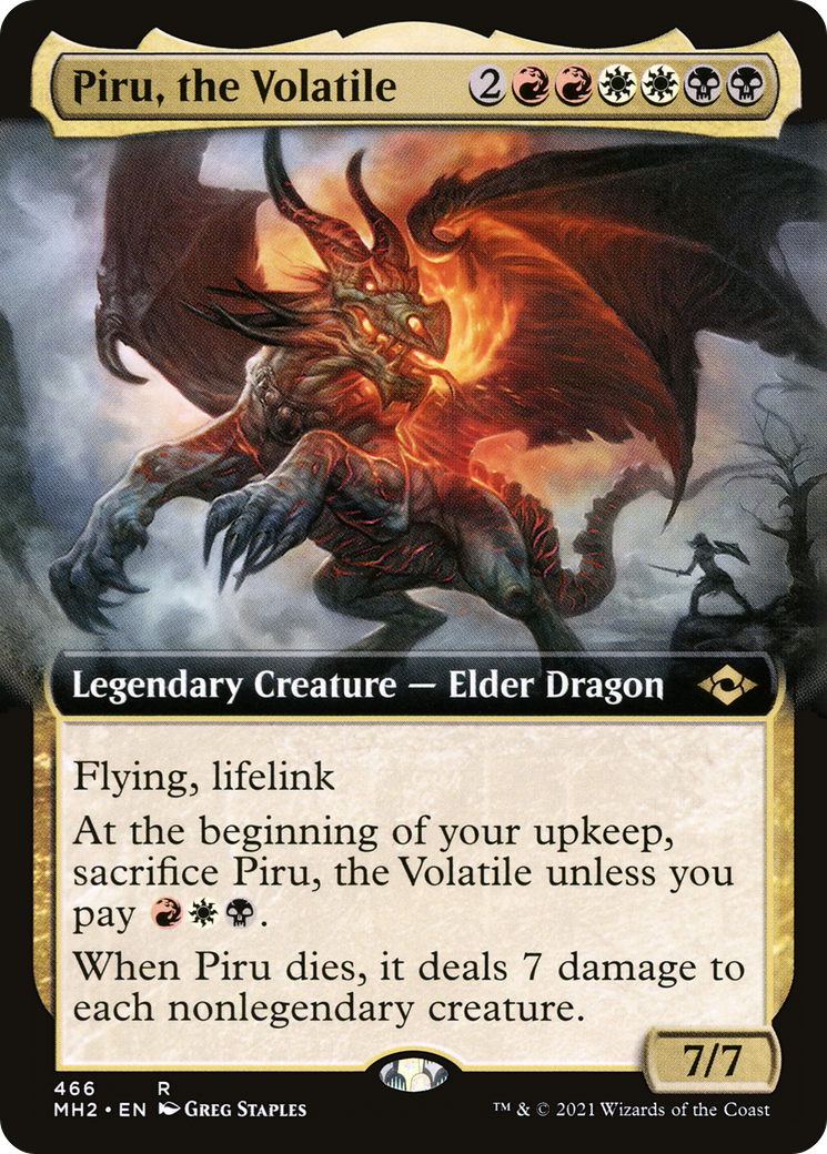 Piru, the Volatile - Extended Art [MH2-466]