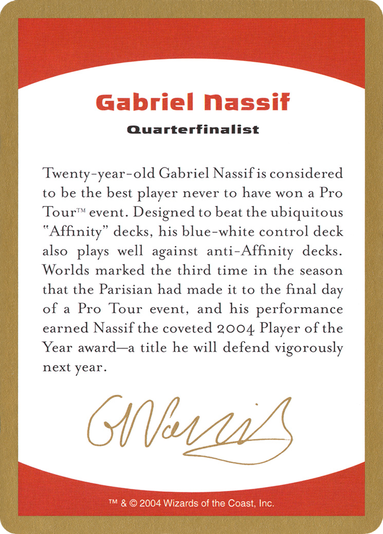 Gabriel Nassif Bio [WC04-gn0a]