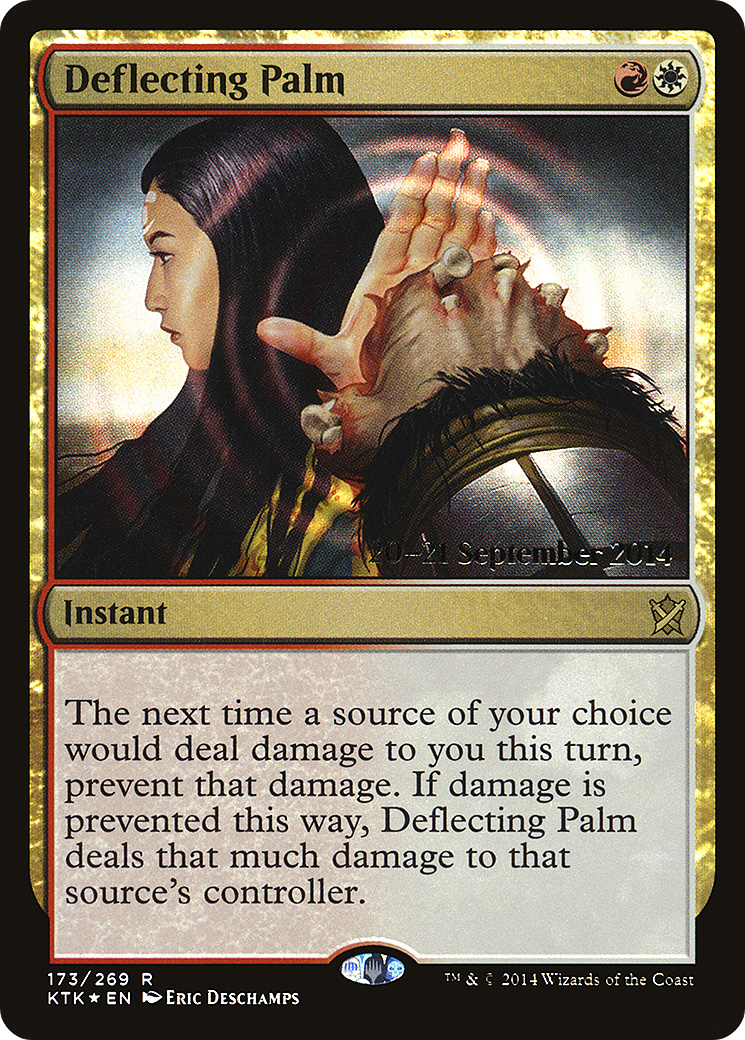 Deflecting Palm - Prerelease Promo [PKTK-173s]
