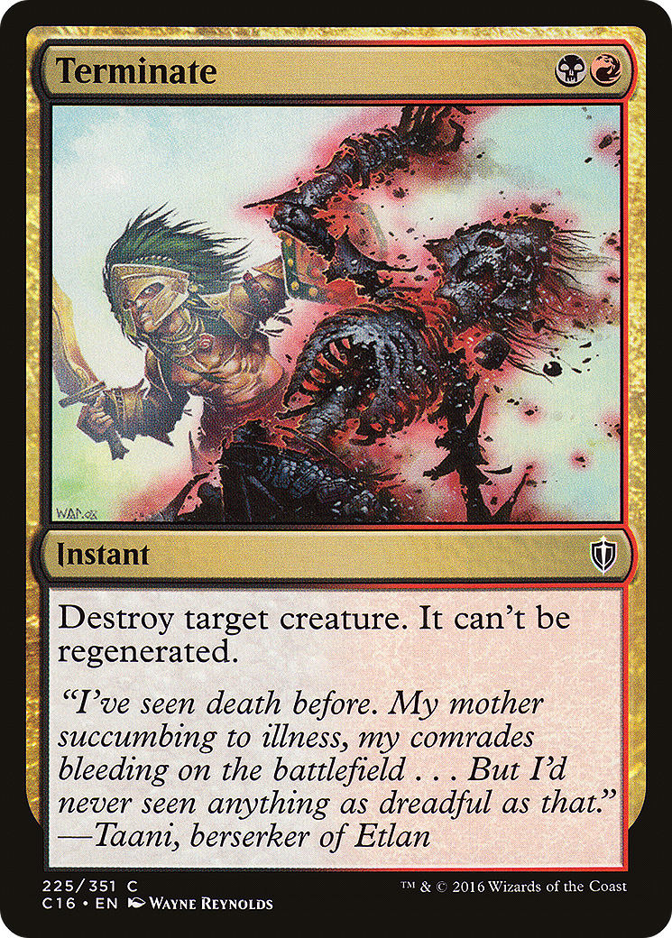 Terminate [C16-225]