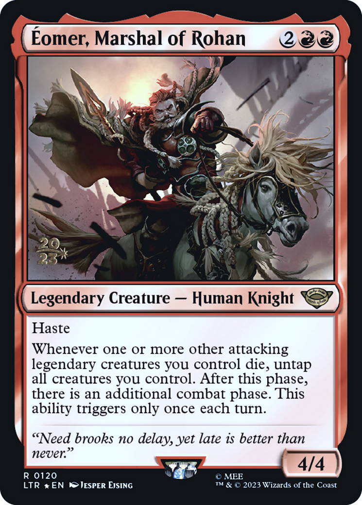 Éomer, Marshal of Rohan - Prerelease Promo [PLTR-120s]