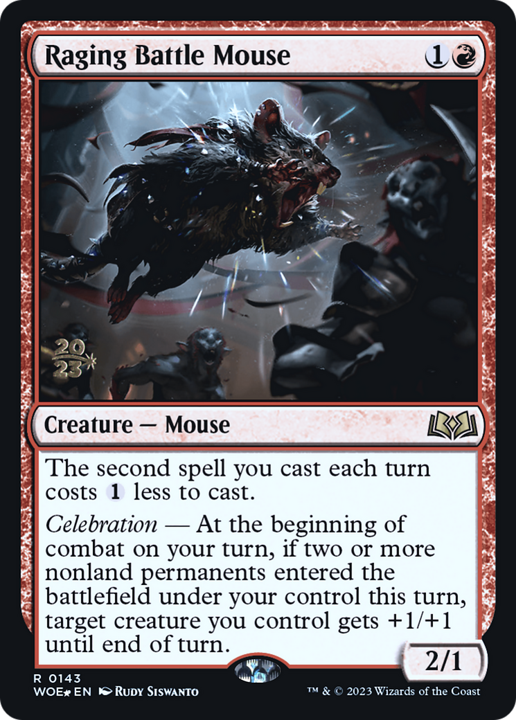 Raging Battle Mouse - Prerelease Promo [PWOE-143s]
