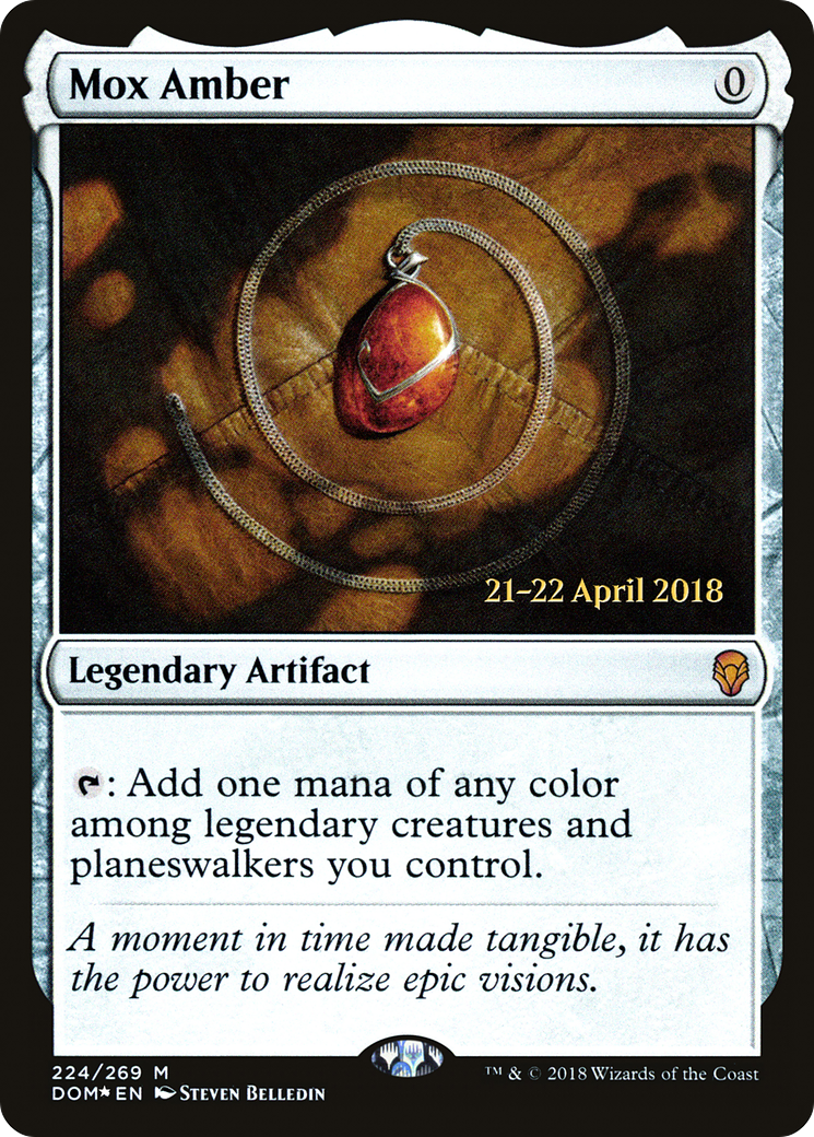 Mox Amber - Prerelease Promo [PDOM-224s]