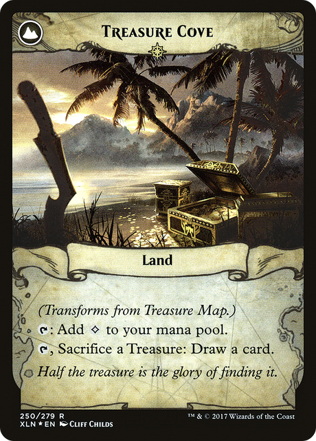 Treasure Map // Treasure Cove - Prerelease Promo [PXLN-250s]