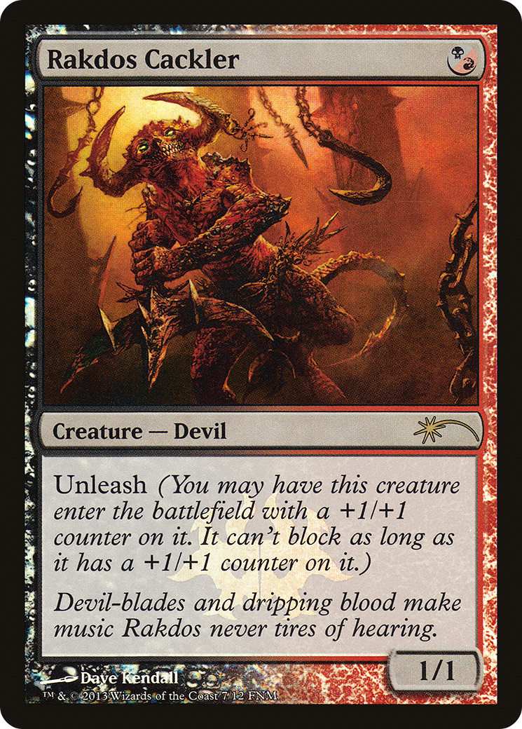 Rakdos Cackler - Promo [F13-7]