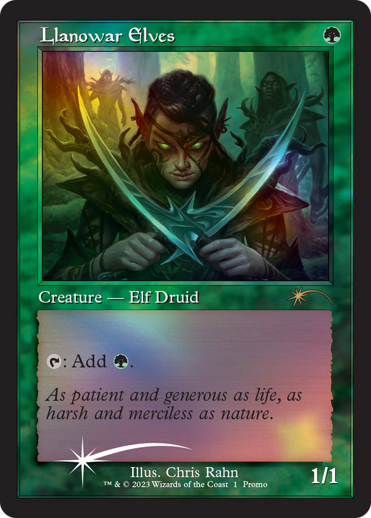 Llanowar Elves - Promo [PRES-1]
