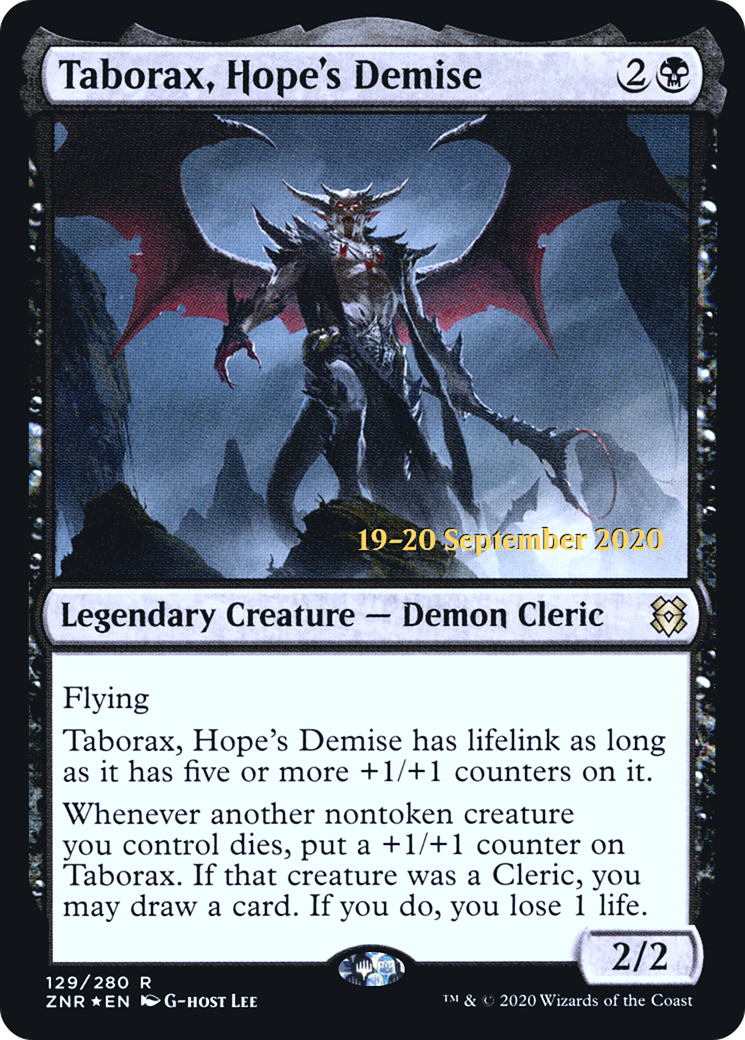 Taborax, Hope's Demise - Prerelease Promo [PZNR-129s]