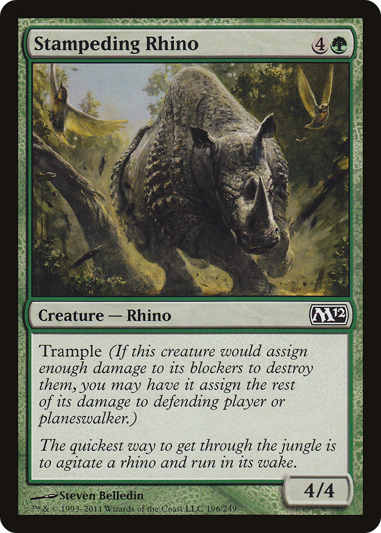 Stampeding Rhino [M12-196]