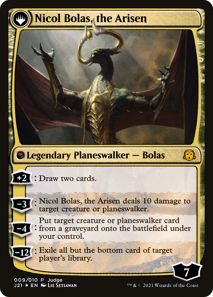 Nicol Bolas, the Ravager // Nicol Bolas, the Arisen - Promo [PJ21-9]