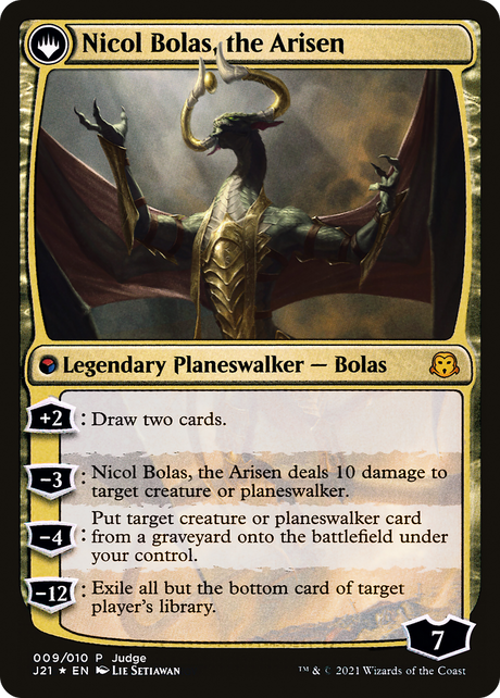 Nicol Bolas, the Ravager // Nicol Bolas, the Arisen - Promo [PJ21-9]