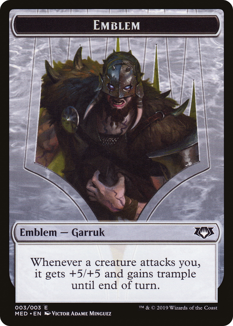 Garruk, Apex Predator Emblem [TMED-W3]