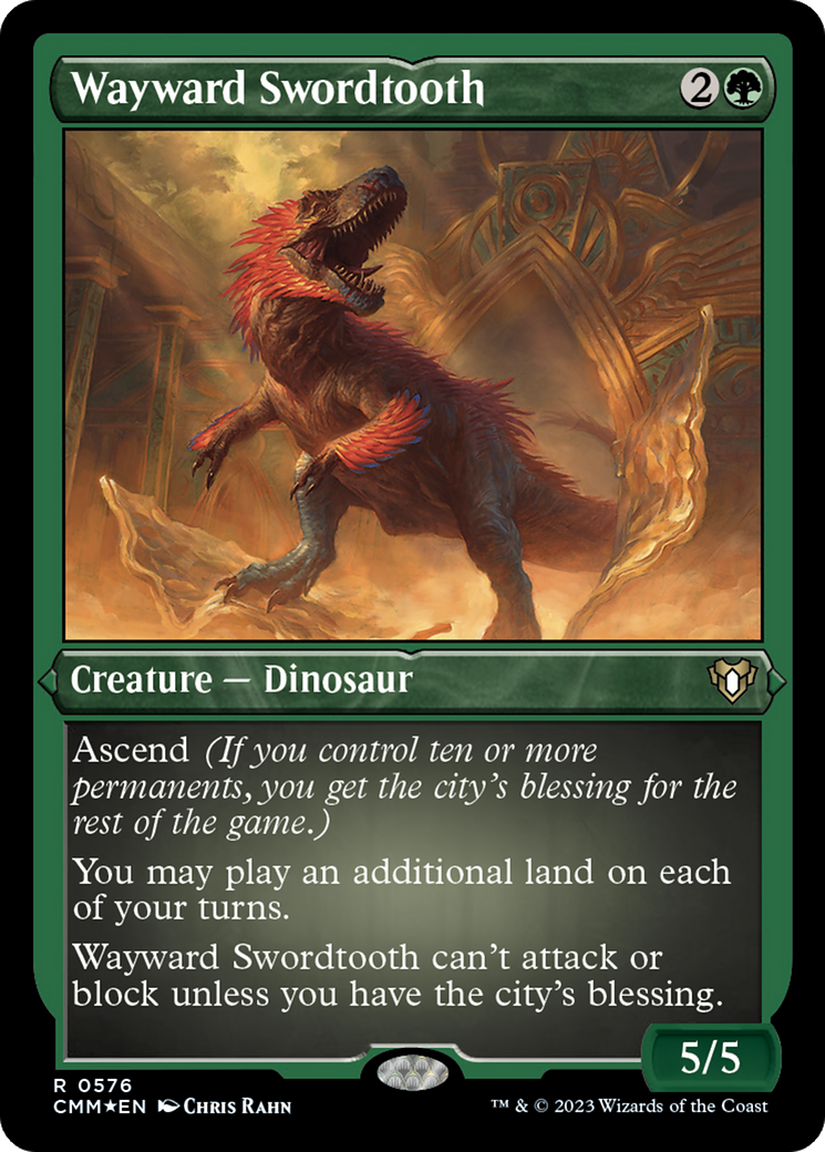 Wayward Swordtooth [CMM-576]