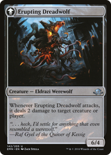Smoldering Werewolf // Erupting Dreadwolf [EMN-142]