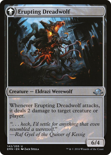 Smoldering Werewolf // Erupting Dreadwolf [EMN-142]