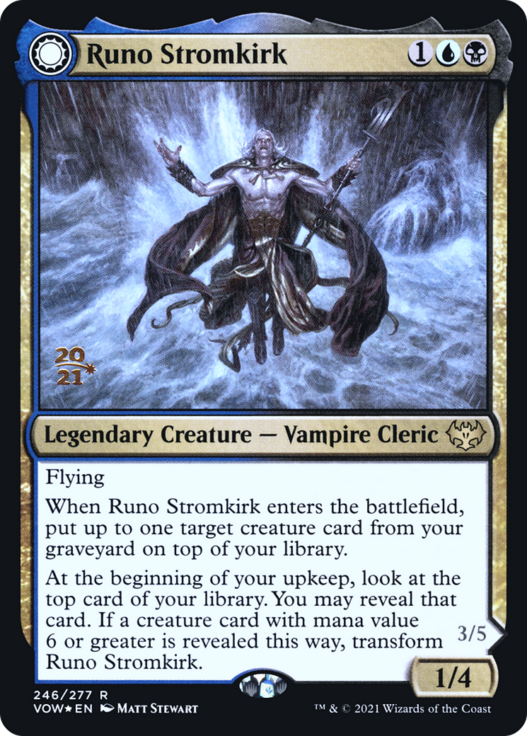 Runo Stromkirk // Krothuss, Lord of the Deep - Prerelease Promo [PVOW-246s]