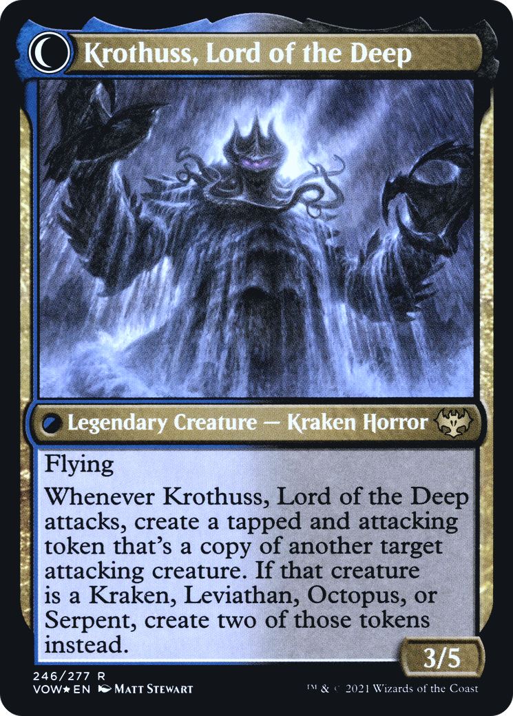 Runo Stromkirk // Krothuss, Lord of the Deep - Prerelease Promo [PVOW-246s]
