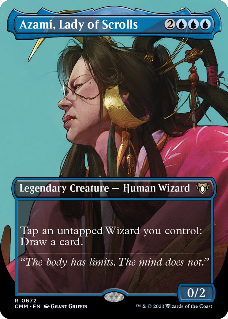 Azami, Lady of Scrolls - Borderless [CMM-672]