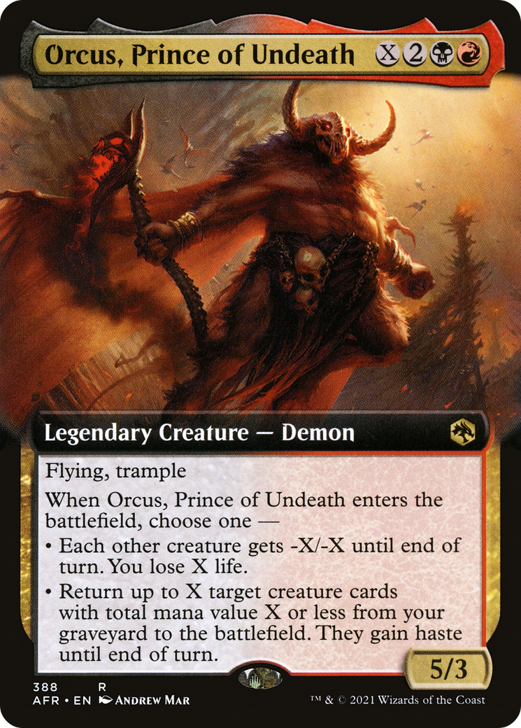 Orcus, Prince of Undeath - Extended Art [AFR-388]