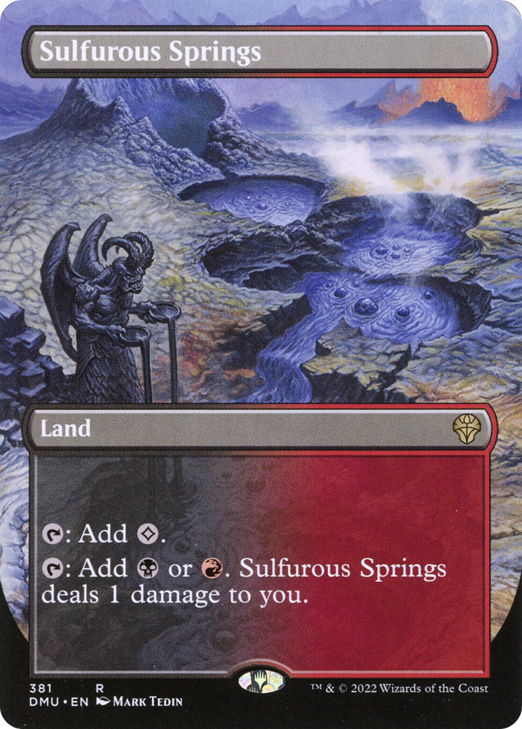 Sulfurous Springs - Borderless - Full Art [DMU-381]