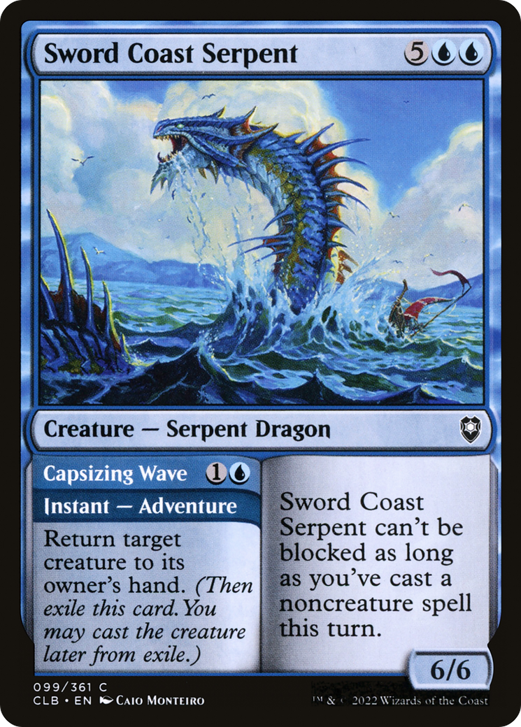 Sword Coast Serpent // Capsizing Wave [CLB-99]