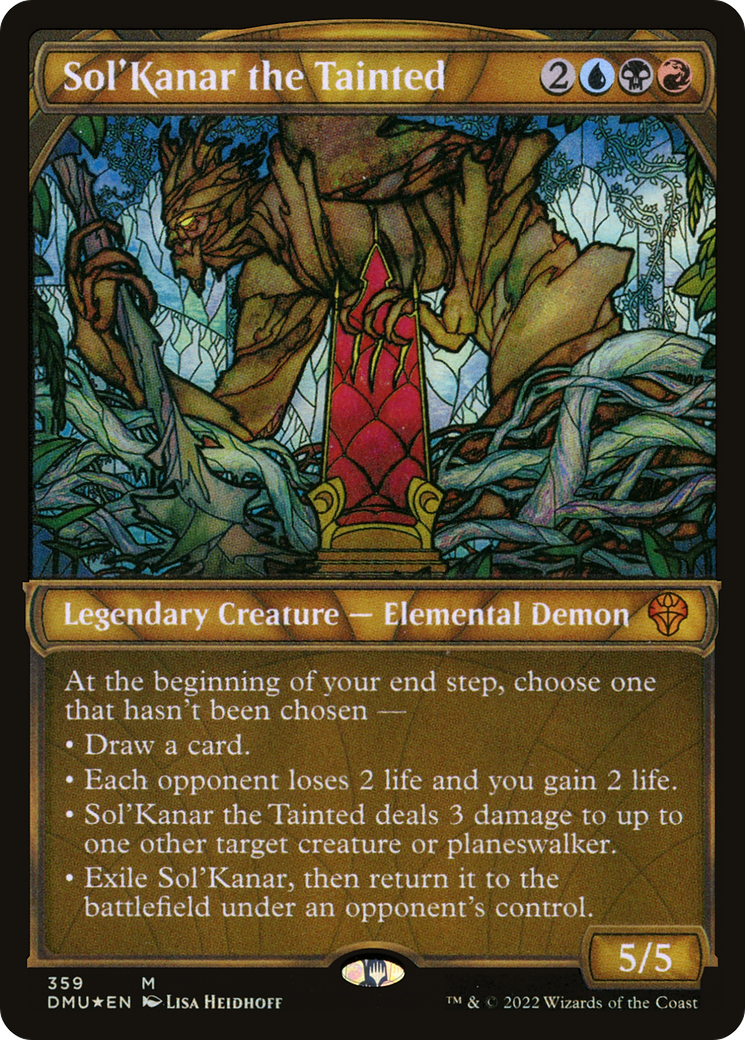 Sol'Kanar the Tainted - Showcase - Textured Foil [DMU-359]