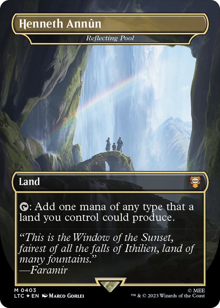Reflecting Pool - Borderless - Surge Foil [LTC-403]