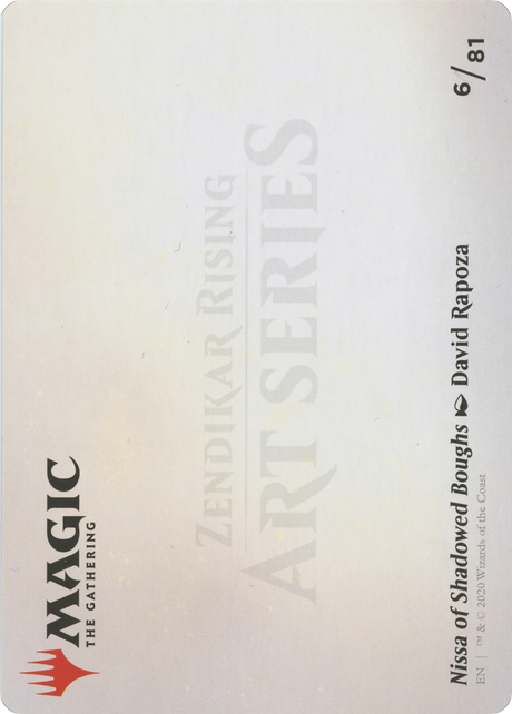 Nissa of Shadowed Boughs // Nissa of Shadowed Boughs - Borderless [AZNR-6]