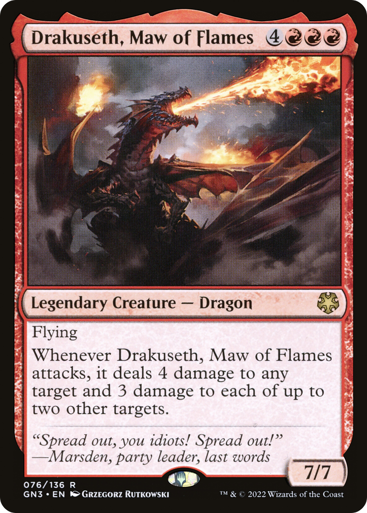 Drakuseth, Maw of Flames [GN3-76]