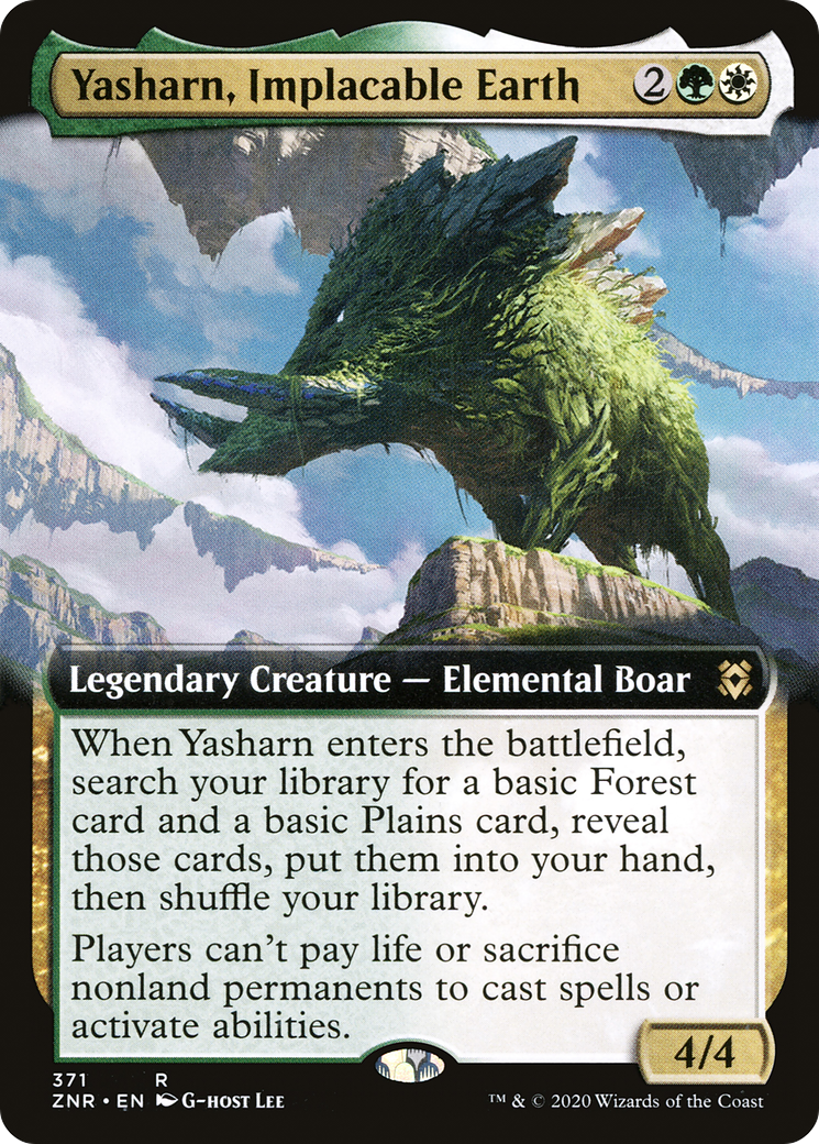 Yasharn, Implacable Earth - Extended Art [ZNR-371]