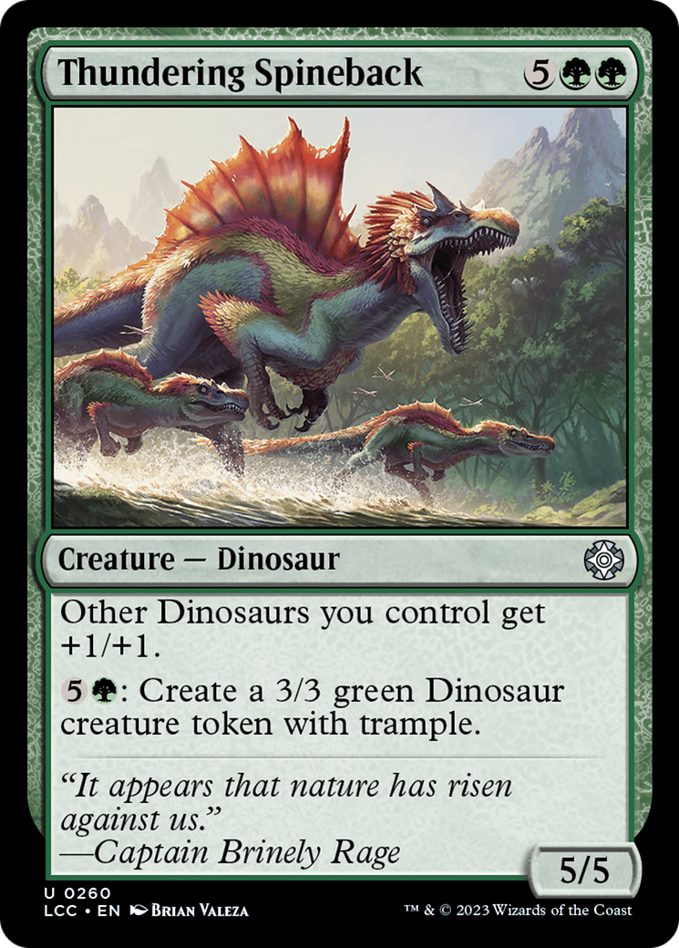 Thundering Spineback [LCC-260]