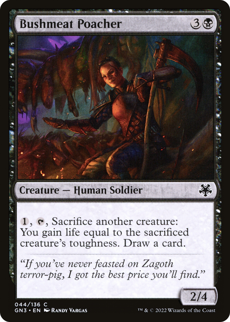 Bushmeat Poacher [GN3-44]