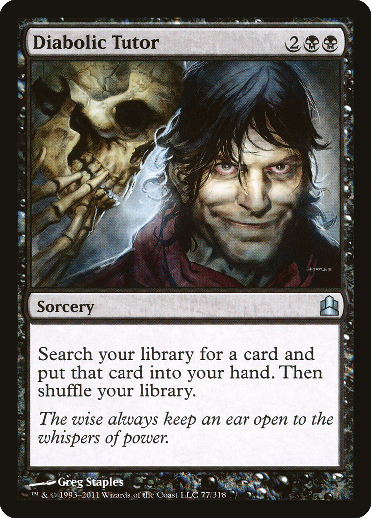 Diabolic Tutor [CMD-77]