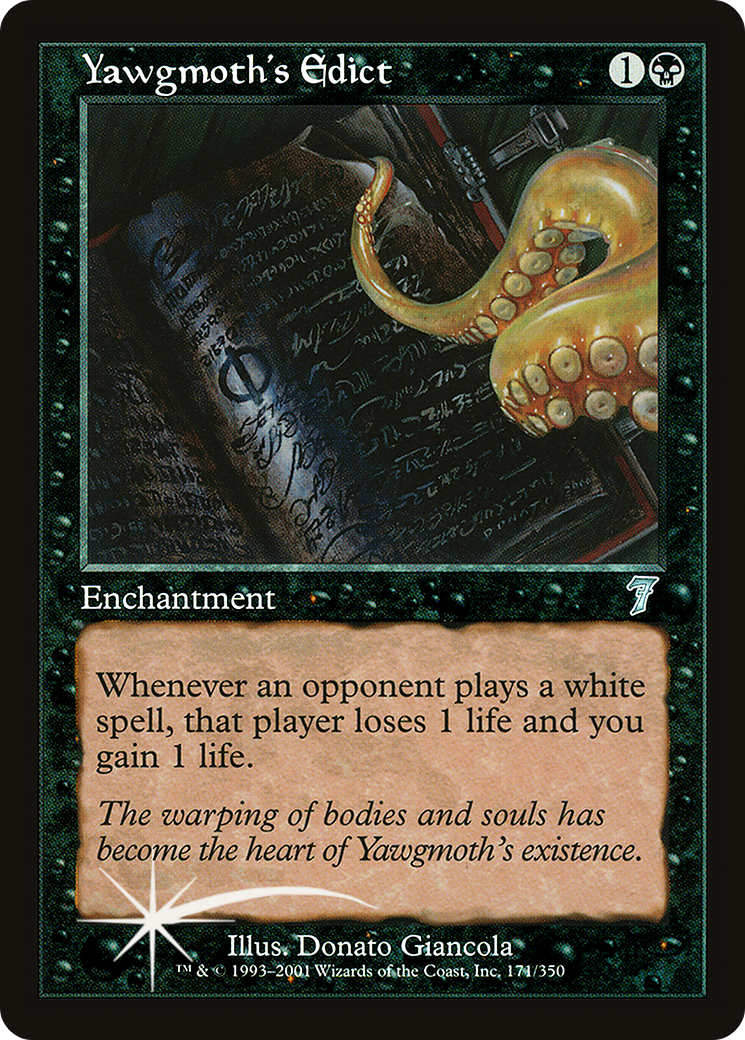Yawgmoth's Edict [7ED-171★]
