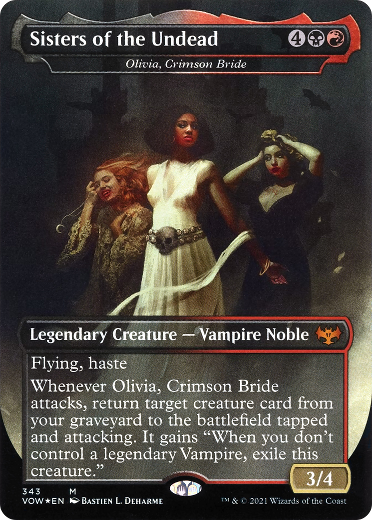 Olivia, Crimson Bride - Borderless - Dracula Series - Full Art [VOW-343]