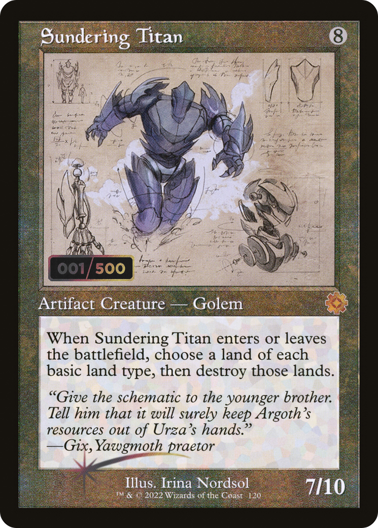 Sundering Titan - Serialized [BRR-120z]