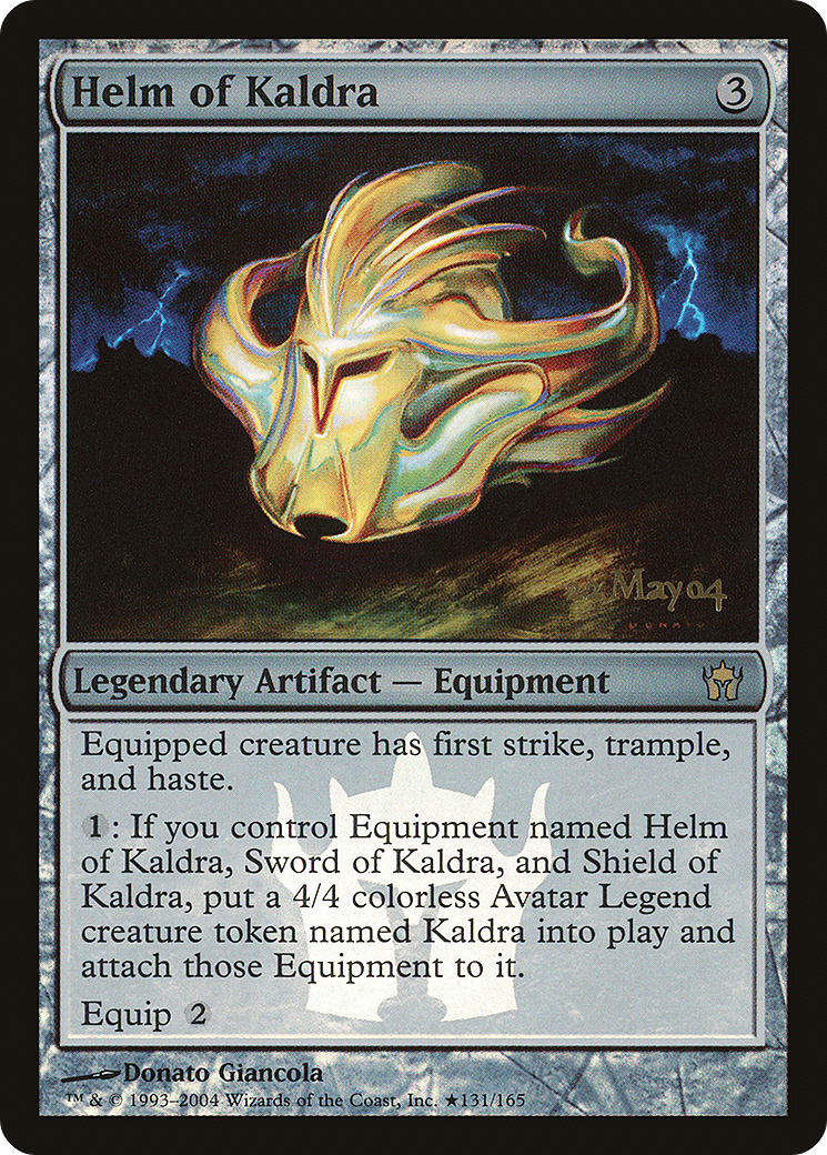 Helm of Kaldra - Prerelease Promo [P5DN-131★]