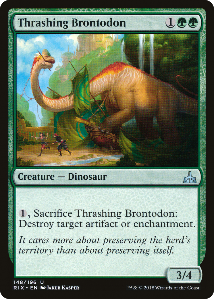 Thrashing Brontodon [RIX-148]
