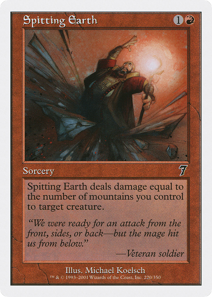 Spitting Earth [7ED-220]